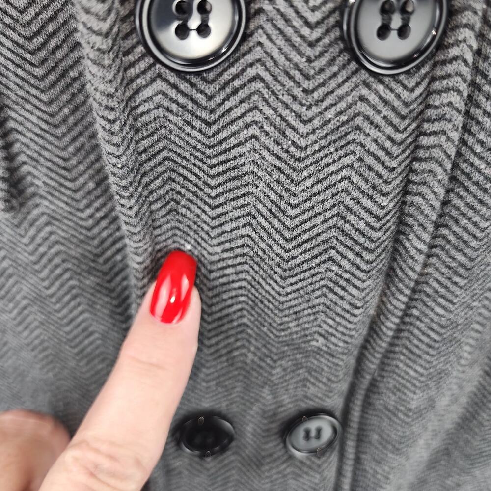 Empyre Jacket Mens Herringbone Hooded normcore Sweatshirt streetwear cabincore - Picture 12 of 12